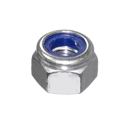 China Heavy Industry Wholesale DIN985 Hex Self Locking Bolt And Nut Fasteners Galvanized High Quality Bolts Hex Nuts for sale