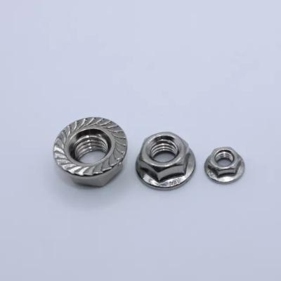 China Heavy Industry Hex Flange Nuts With Indentation High Grade DIN6923 Bolt And Nut Galvanized Fasteners Bolts Hex Nuts for sale