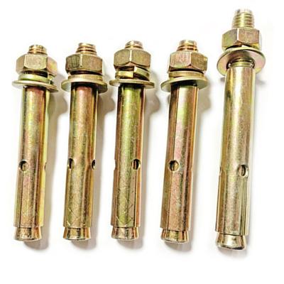 China Building Construction Factory Sale High Quality Directly All Sizes Sleeve Anchor Bolt Expansion With Hex Nut Building Expansion Bolt Anchor Wholesale for sale