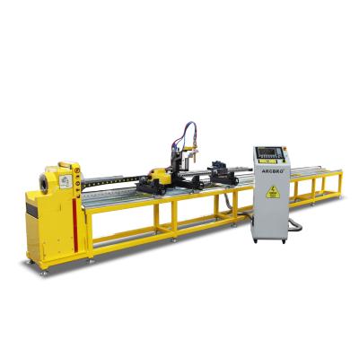 China â ‰ ¤ 6000mm (Extended) Affordable Price with Online After Sales: ARCBRO Plasma Metal Tube Pipe Cutting and Beveling Machine for sale