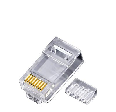 China PowerLEDElectrical Equipment 50pcs/Lot RJ45 Cat6 Connector Ethernet Cable Plug UTP 8P8C Network Modular With Wire-Load Guide UTP Connector Patch Cable Adpter for sale