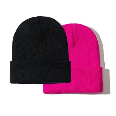 China High Quality Designer Winter Knitted Warm Beanie Hats With High Stretch Comfortable Soft Quality COMMON for sale