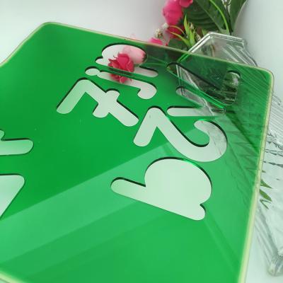 China Opens Manufacturer Professional Acrylic Sheet Transparent Laser Cutting Shapes 2.5MM Alphanumeric Clear Green Acrylic Sheet for sale