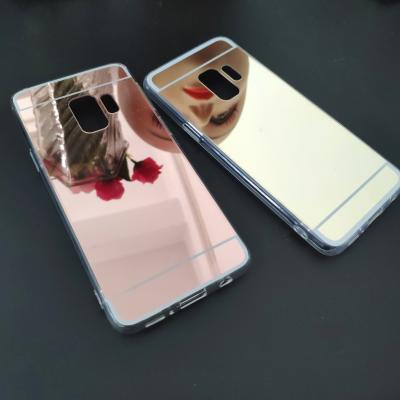 China Decorative Anti-scratch Rose Gold Shatterproof Plastic Mirror For Mobile Phone Protective Case for sale