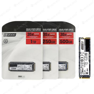 China Original High Performance 2280 M2 SSD Drive A2000 Nvme Pcie 250Gb 500Gb 1Tb Interface Disco Duro M.2 For Laptop for sale