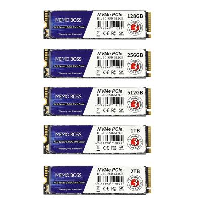 China High Performance MEMOBOSS M.2 NVME/PCIE 128GB 256GB 512GB 1TB 2TB for Laptop Desktop Server for sale