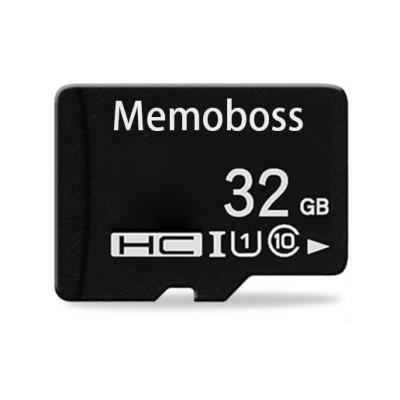 China Memoboss OEM Plastic Brand Real Class 10 Micro Card TF Card Capacity 32GB Mini Size Memory Card Micro Tf for sale