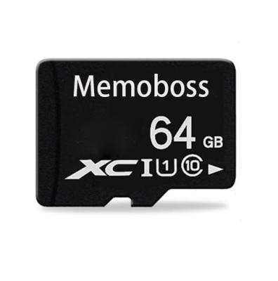 China Best Quality Class 10 Plastic High Speed ​​Micro Card Memoboss TF Card 64GB Mini Size Memory Card Micro Tf for sale