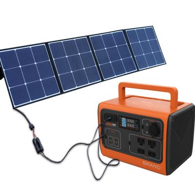 China Electric Power Solar Generator Mini Flashlight AC Power Banks Home Portable Generator Power Station for sale