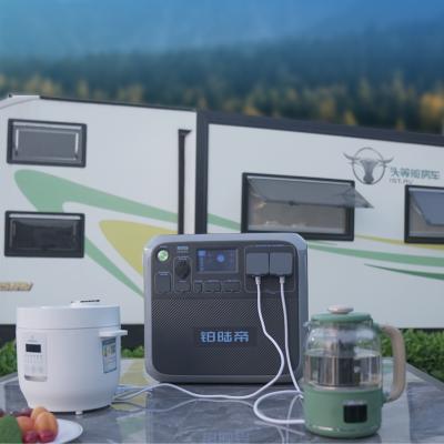 China Hot Selling Power Station 2000Wh Lifepo4 Wireless Charging Outdoor Portable Battery for sale