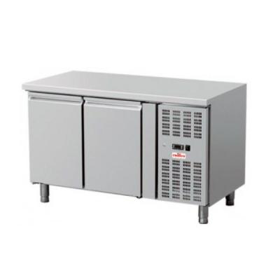 China 282L Single-temperature Double Door Deck Fridge SNACK2100 Series Commercial Refrigerator Customized Style Ventilated Cooling Counter for sale