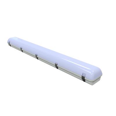 China Batten de LED vinculável prático à prova de poeira, luminárias tubulares de LED à prova d'água 100LM/W à venda