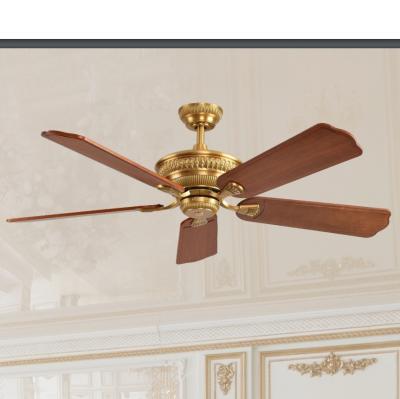 China Customized Design 42 Inch Living Room Restaurant 5 Wood Blades Decorative Ceiling Fan for sale