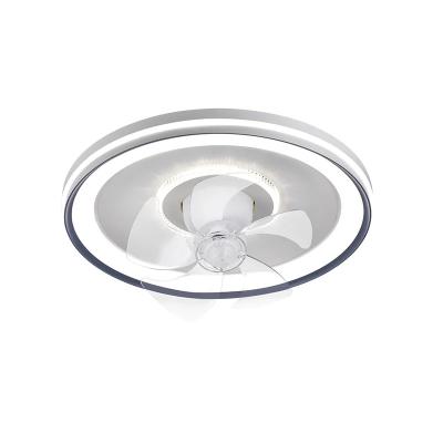 China Indoor Fan Silent Ceiling Light Home Bedroom Light Dining Living Room Hotel Modern Fan Light for sale