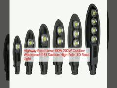 Highway Road Lamp 100W 200W Outdoor Waterproof IP65 Stadium High Pole LED Road Light