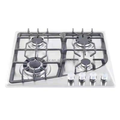 China 2021 Homey Hotel Zhongshan Factory Newly Designed Stainless Steel Built In 4 Burner Gas Hob for sale