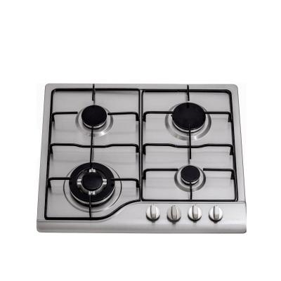 China Hotel Built-In And Ceramic Gas Hob /SS 4 Burner Outdoor Material Gas Cookers for sale