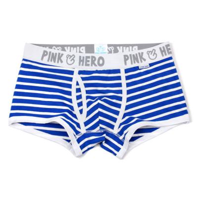 China Breathable Breathable Panties For Men Classic Stripes Boxer Shorts Old Men Underwear for sale