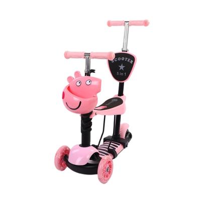 China Factory Wholesale Price 3 Wheels Kids Toy Kick Children Scooter With Kids Seat for sale