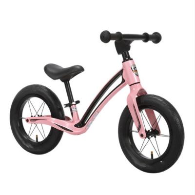 China Popular girls and boys balance bike 2021 aluminum alloy balance bike fashion push bike race for kids mini 12 14 cheap 16 inch alloy wheel balance cycle for the child for sale