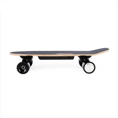 China Youth Cheap Smart Complete Maple Wood E-Skateboard With PU Wheel Electric Longboard for sale