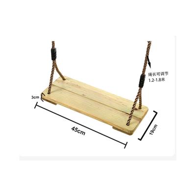 China First Class Outdoor Play Kids Bench Wooden Swing Seat For Outdoor for sale