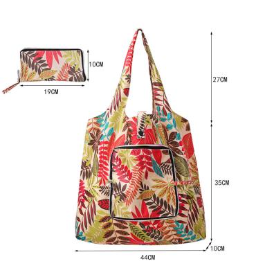 China Lightweight Reusable Ripstop Oxford 600d Polyester Lightweight Women's Canvas Tote Bag Portable Eco Shopping Foldable Bag for sale