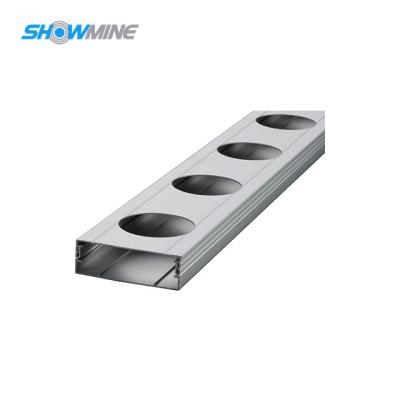 China Decorations #31 7025 aluminum channel for pixel dot lamps for 60mm round or square lamps pixel original aluminum color coutout for sale