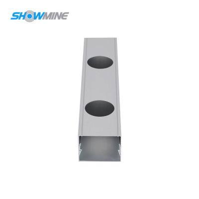 China Decorations #21 5535 aluminum channel for pixel dot lamps for coutout 40mm round or square lamps pixel original aluminum color for sale