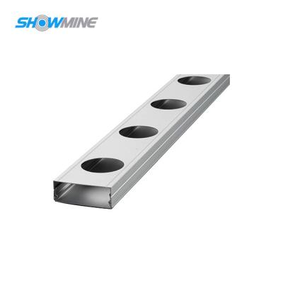 China Decorations #19 5523 aluminum channel for pixel dot lamps for 40mm round or square lamps pixel original aluminum color coutout for sale