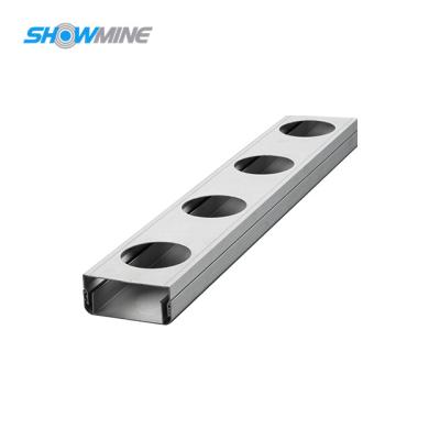 China Decorations #18 5426B aluminum channel for pixel dot lamps for coutout 40mm round or square lamps pixel original aluminum color for sale