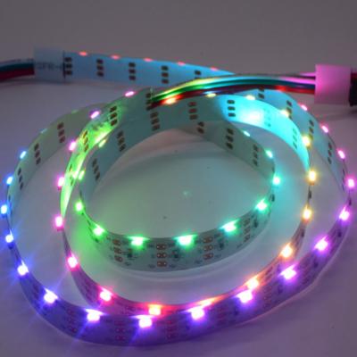 China LANDSCAPE DC5v SK6812 4020 Side Emitting 60led/m Non Waterproof Led Flexible Strips for sale