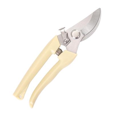 China Handle Fruit Tree Shears Anti-Slip Floral Bonsai Pruner Tools Secateurs Curved Blade Customized Garden Pruner for sale