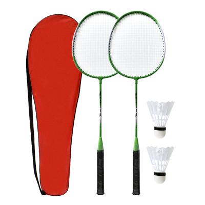 China Eastic & Hot Sale High Quality Steel Durable Alloy Badminton Racket Training Badminton Racket Set for sale