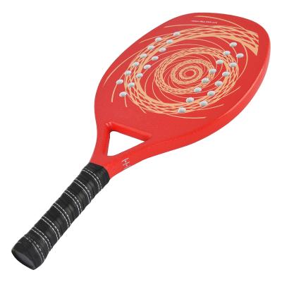 China Carbon Fiber Outside Sports Exercise LOGO Printed Carbon Composite Custom EVA Professional Beach Tennis Rackets for sale