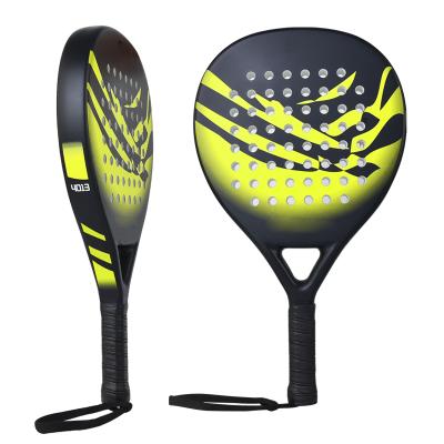 China OEM Good Quality Good Carbon Fiber Fiberglass Custom Racket EVA Foam Core Beach Tennis Paddle Racket For Beginner for sale