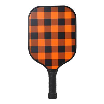 China Professional Carbon Fiber Beautiful Pattern Customized Printing Factory Slim Pickleball Racket for sale