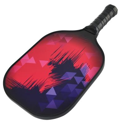 China Carbon Fiber Good Hand Feeling Pickleball Racket Wholesale Portable Lightweight Fiberglass pp Hollow Out Pickleball Racquet for sale