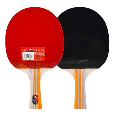 China Adults Wholesale Adults Size High Quality Long Handle Double Side Rubber Wooden Profession Ping Pong Racket for sale