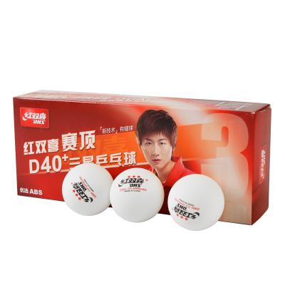 China New ABS Ittf Approved SCAD D40+ Table Tennis Balls Three Star Stitched White Ping Pong Balls for sale