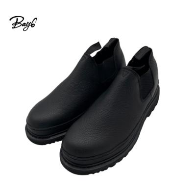 China High Quality Anti-impact Outsole Construction Safety Genuine Leather Rubber Boots Anti-slippery for sale