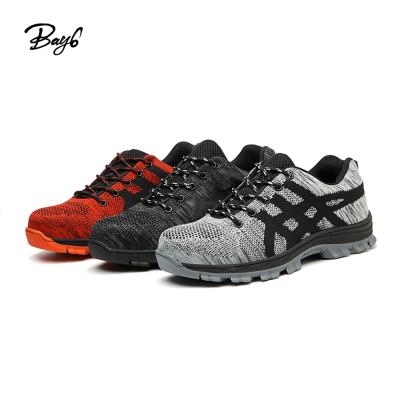 China Steel Toe Men's Steel Toe Puncture Prevention Athletic Industrial Sport Elevating Safety Shoes for sale