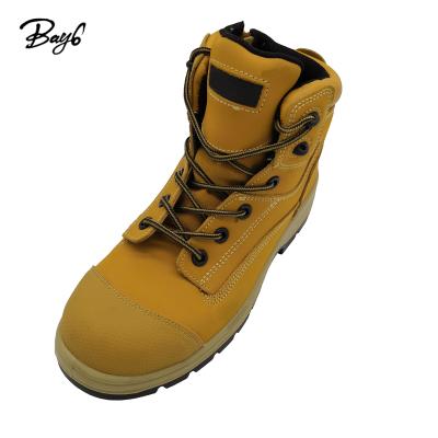 China Best Quality Wholesale PU Steel Toe Work Safety Shoes Men Boots for sale