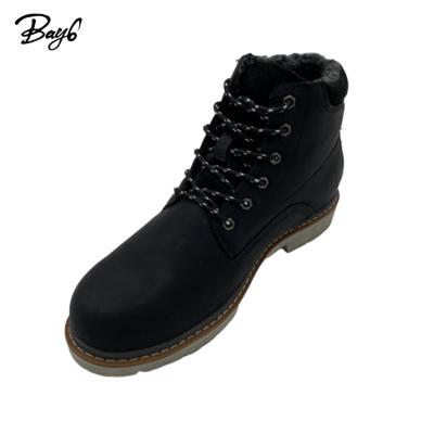 China Goodyear Welted Men's Black Multifunctional Handmade Boots Cheap Men Breathable for sale