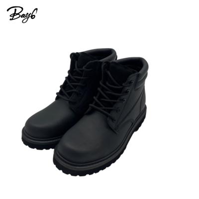 China Goodyear Breathable High Quality Custom Welt Mens Leather Boots for sale