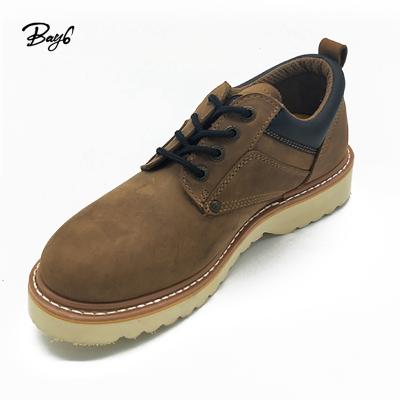 China Men's Anti-slippery Upper Leather Rubber Foam Nubuck Sole 4 Inches Sports Shoes for sale