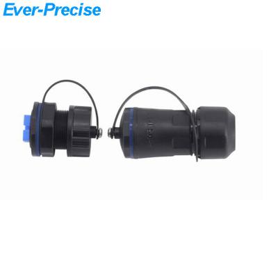 China M20 Power Single End SC Fiber Optic Waterproof Connector With Two Dust-covers for sale