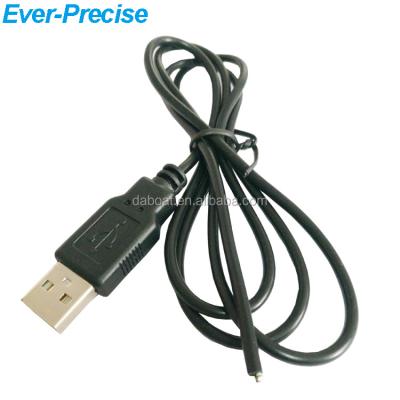 China USB AM COMPUTER to USB Open End Cable Data Cable Cable ROHS Compliant USB A Male and Open End for sale