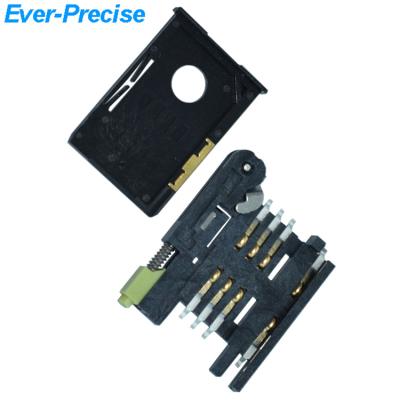 China PCB 6 pin or 8 pin sim card connector socket drawer type for sale