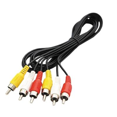 China Multimedia 3 RCA Male To Male Audio Cable AV Cable for sale